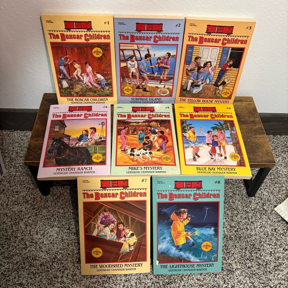 The Boxcar Children lot of Books 1-8